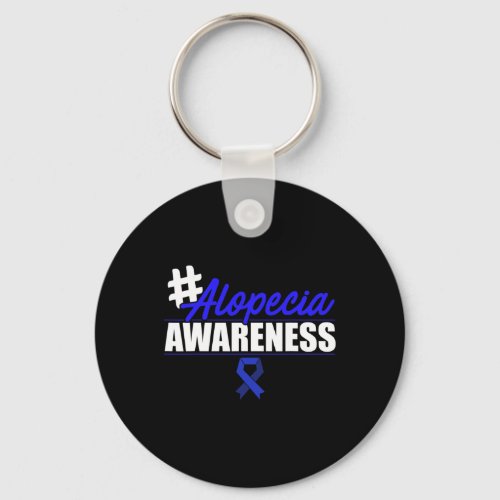 Awareness Hair Loss Warrior Infect Survivor Da1  Keychain