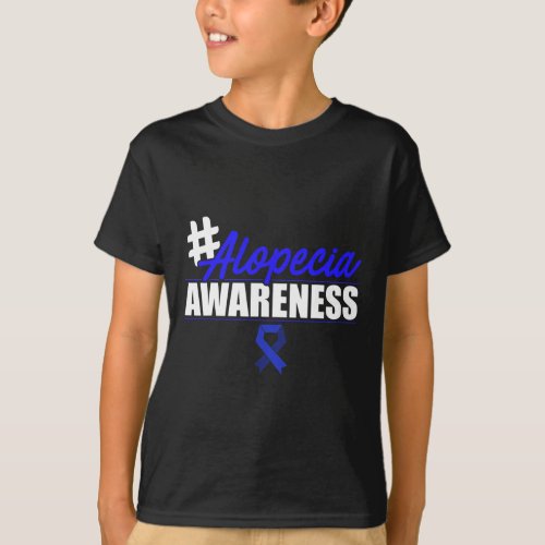 Awareness Hair Loss Warrior Infect Survivor Da1  T_Shirt