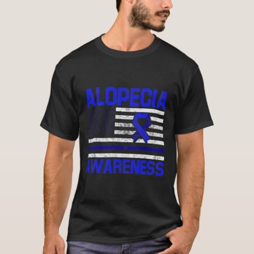 Awareness Hair Loss Warrior Inspire Survivor  T_Shirt