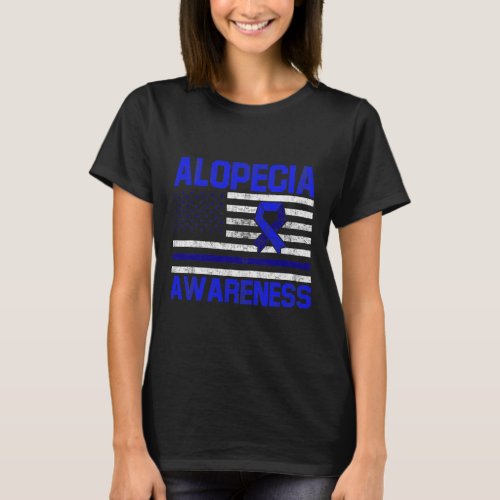 Awareness Hair Loss Warrior Inspire Survivor  T_Shirt