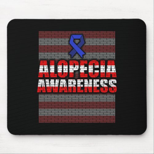 Awareness Hair Loss Warrior Patient Care Survivor  Mouse Pad