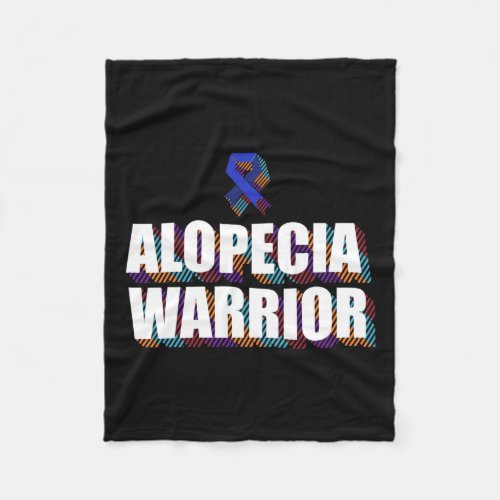 Awareness Hair Loss Warrior Patient Survivor Da1  Fleece Blanket