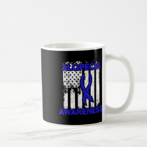 Awareness Hair Loss Warrior Ribbon Survivor  Coffee Mug