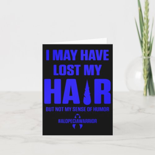 Awareness Hair Loss Warrior Survivor 2  Card