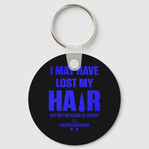 Awareness Hair Loss Warrior Survivor 2  Keychain