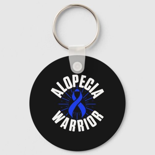 Awareness Hair Loss Warrior Therapeutic Survivor 1 Keychain