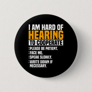 Awareness Hearing Aid Implant Asl Cooperate Please Button