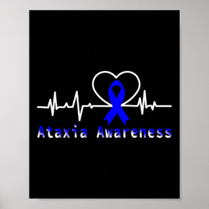 Awareness Heartbeat Warrior Support Poster
