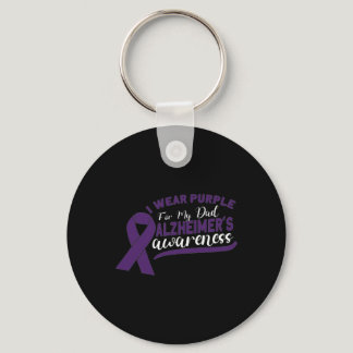 Awareness Heimer Dementia Senior 2  Keychain