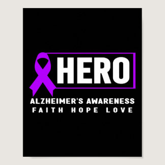 Awareness - Hero Heimer’s Awareness  Poster