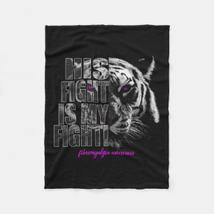 Awareness His Fight Is My Fight 1  Fleece Blanket