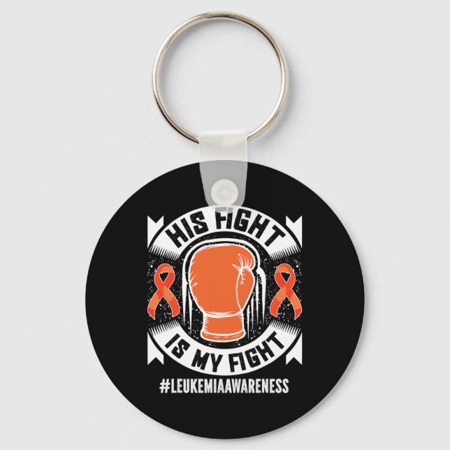 Awareness His Fight Is My Fight  Keychain (Front)