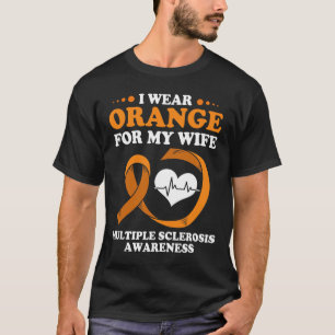 Awareness Husband I Wear Orange For My Wife T-Shirt