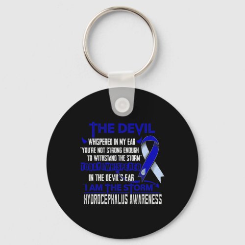 Awareness I Am The Storm Devil  Keychain