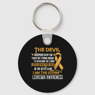 Awareness I Am The Storm Devil Keychain