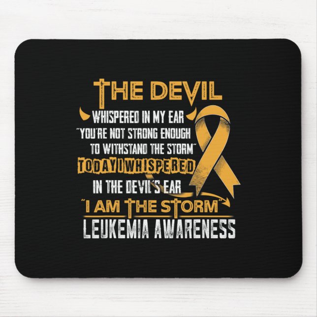 Awareness I Am The Storm Devil  Mouse Pad (Front)