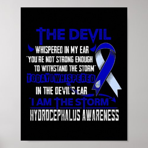 Awareness I Am The Storm Devil  Poster