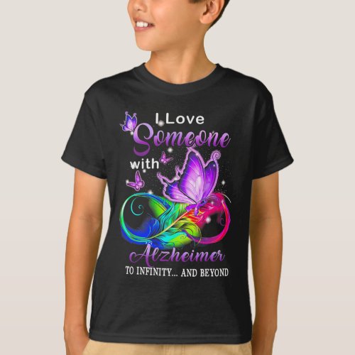 Awareness I Love Someone With Heimer  T_Shirt