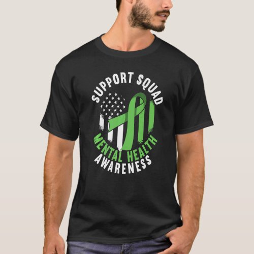 Awareness I Support Squad I Depression  Mental He T_Shirt