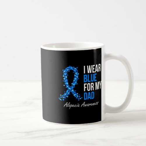 Awareness I Wear Blue For My Dad Blue Ribbon  Coffee Mug