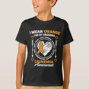Awareness I Wear Orange For My Grandma Nana  T-Shirt