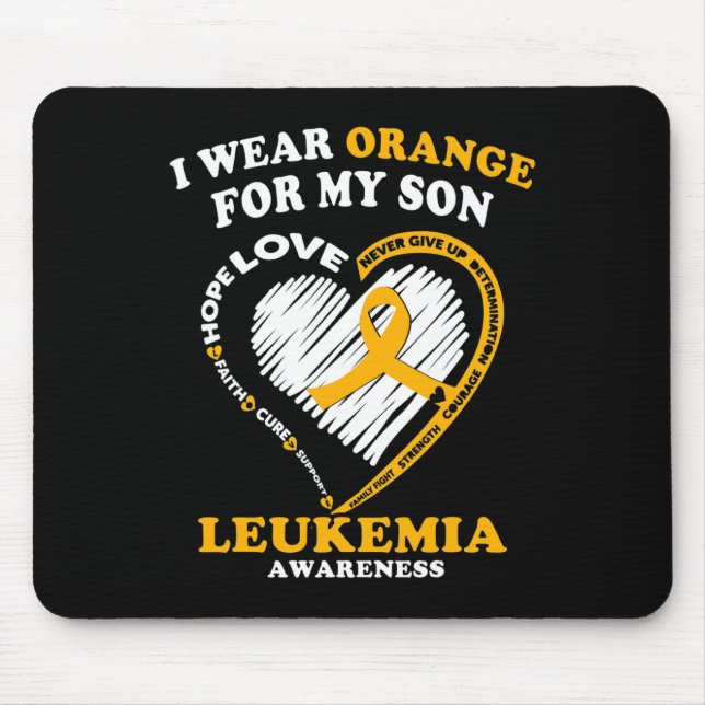 Awareness - I Wear Orange For My Son  Mouse Pad (Front)