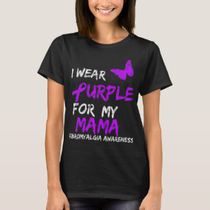 Awareness I Wear Purple For My Mama 5 T-Shirt