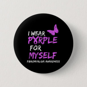 Awareness I Wear Purple For Myself 1 Button