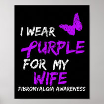 Awareness I Wear Purple For Wife 1  Poster