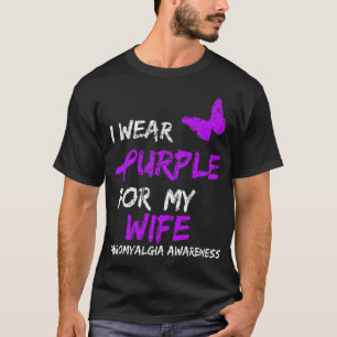 Awareness I Wear Purple For Wife 1 T-Shirt