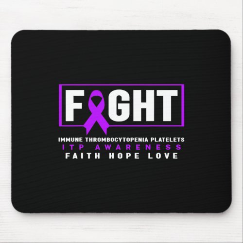 Awareness Immune Thrombocytopenia Platelets Itp Aw Mouse Pad