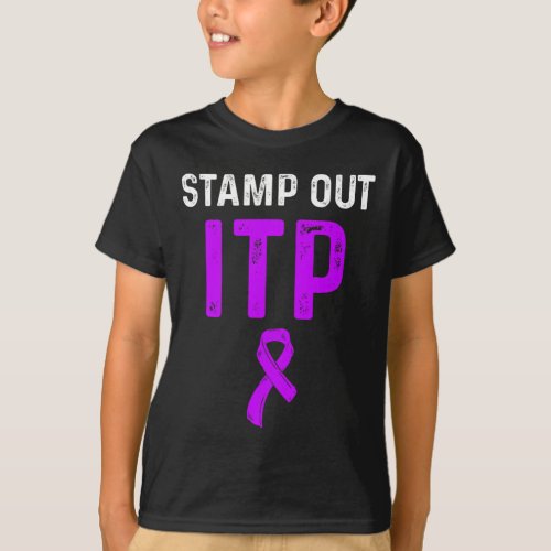 Awareness Immune Thrombocytopenia Warrior Survivor T_Shirt