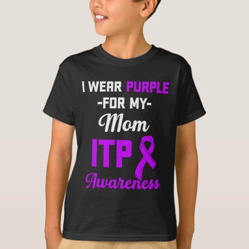 Awareness Immune Thrombocytopenia Warrior Survivor T_Shirt