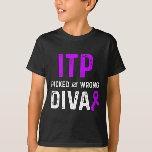 Awareness Immune Thrombocytopenia Warrior Survivor T_Shirt