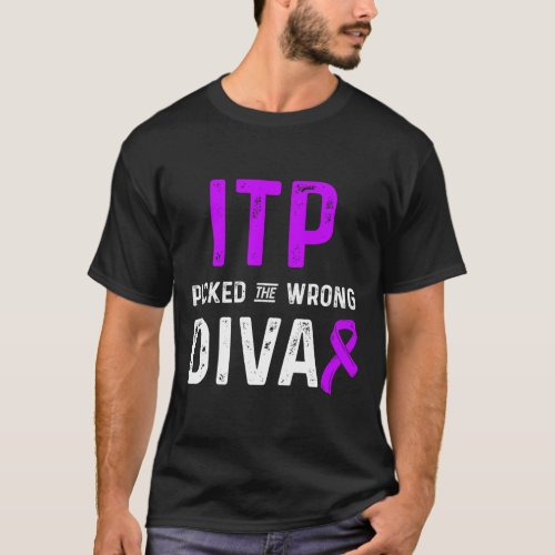 Awareness Immune Thrombocytopenia Warrior Survivor T_Shirt