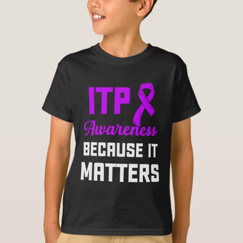 Awareness Immune Thrombocytopenia Warrior Survivor T_Shirt