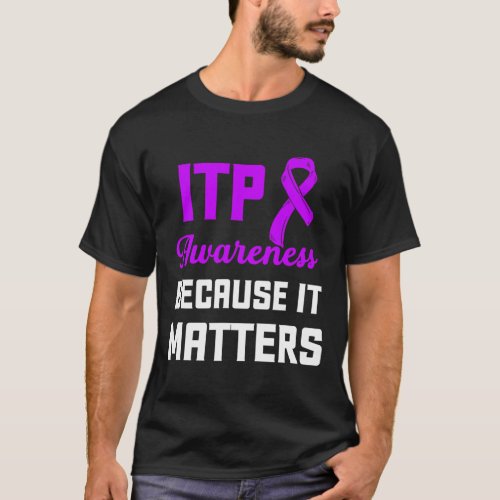 Awareness Immune Thrombocytopenia Warrior Survivor T_Shirt