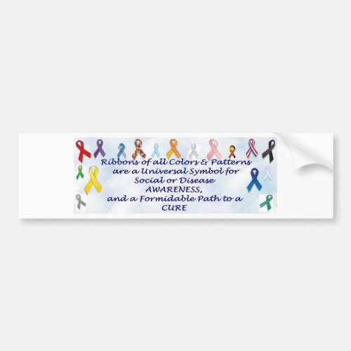 Awareness items bumper sticker