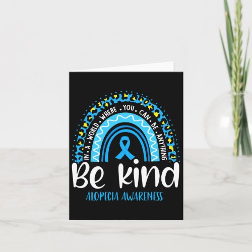 Awareness Leopard Rainbow Choose Kindness  Card