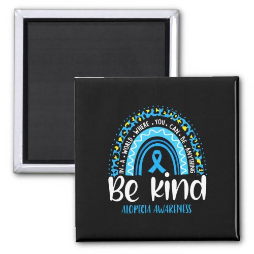 Awareness Leopard Rainbow Choose Kindness  Magnet