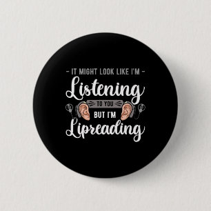 Awareness Lip Reading Hearing Aid Implant Asl Button
