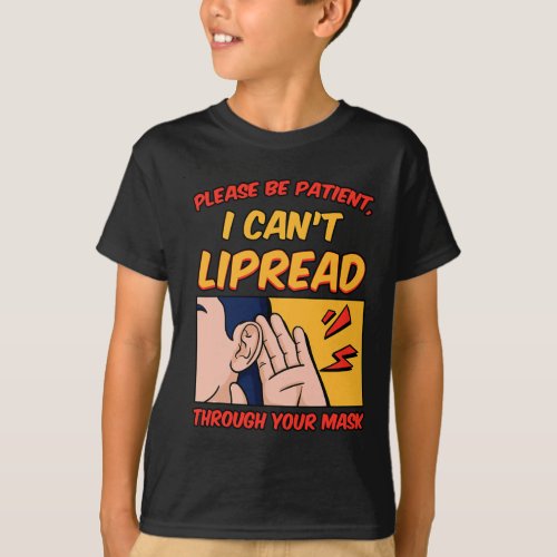 Awareness Lipreading Hearing Loss Asl  T_Shirt