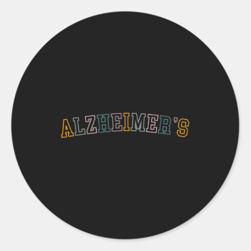 Awareness Love Never Forgets  Classic Round Sticker