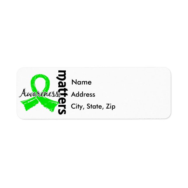 Awareness Matters 7 Lymphoma (Non-Hodgkin's) Label (Front)