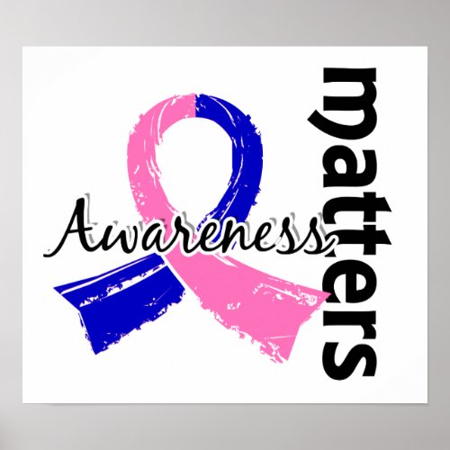 Awareness Matters 7 Male Breast Cancer Poster