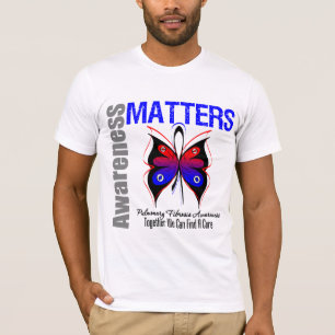 Awareness Matters Butterfly Pulmonary Fibrosis T-Shirt
