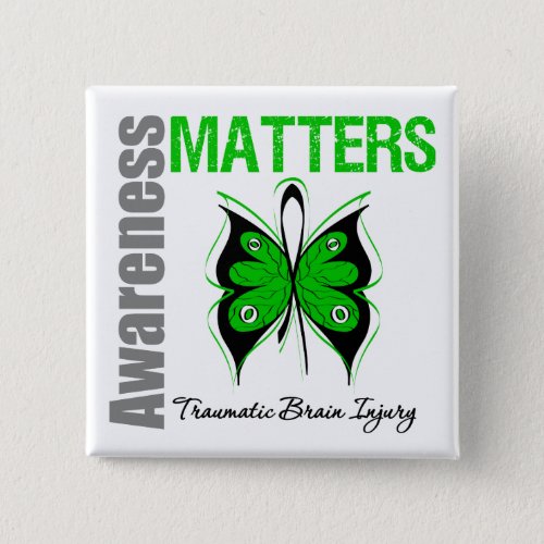 Awareness Matters Butterfly Traumatic Brain Injury Button