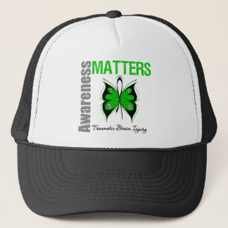 Awareness Matters Butterfly Traumatic Brain Injury Trucker Hat