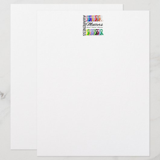 Awareness Matters Ribbons Of Cancer (Front/Back)