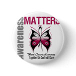 Awareness Matters Throat Cancer Button